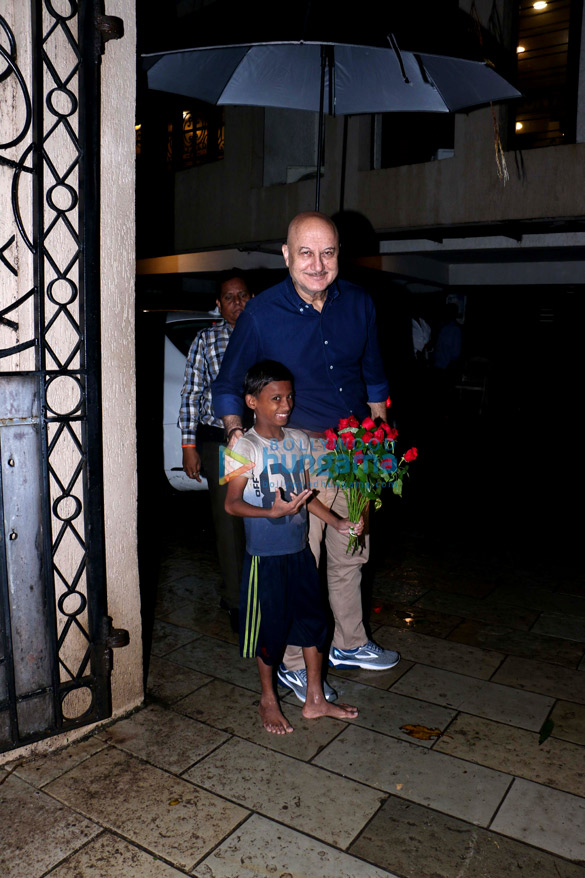 Anupam Kher spotted at Juhu Anupam Kher spotted at Juhu