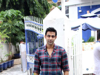 Aparshakti Khurrana and Anirudh Tanwar spotted at Taj Mahal Tea House
