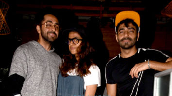 Ayushmann Khurrana and brother Aparshakti Khurana spend time with family at Silver Beach Cafe