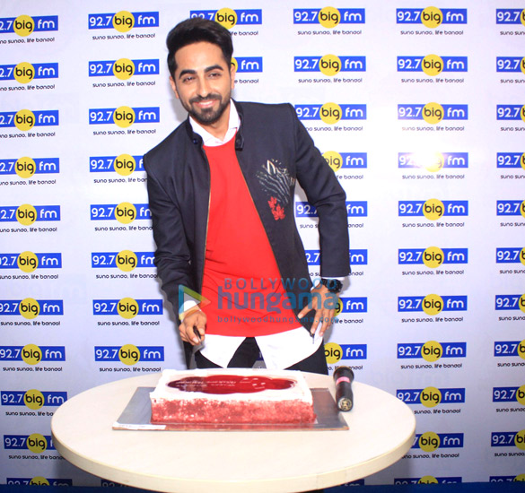 Ayushmann Khurrana snapped visiting the 92.7 Big FM office Ayushmann Khurrana snapped visiting the 92.7 Big FM office