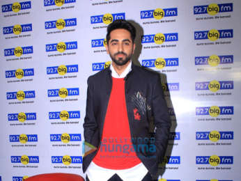Ayushmann Khurrana snapped visiting the 92.7 Big FM office