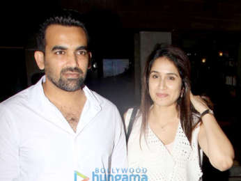Bipasha Basu, Zaheer Khan and Sagarika Ghatge spotted at Hakim's Alim in Bandra