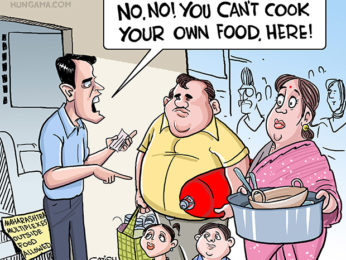 Bollywood Toons: Outside food allowed at multiplexes in Maharashtra! Bollywood Toons: Outside food allowed at multiplexes in Maharashtra!