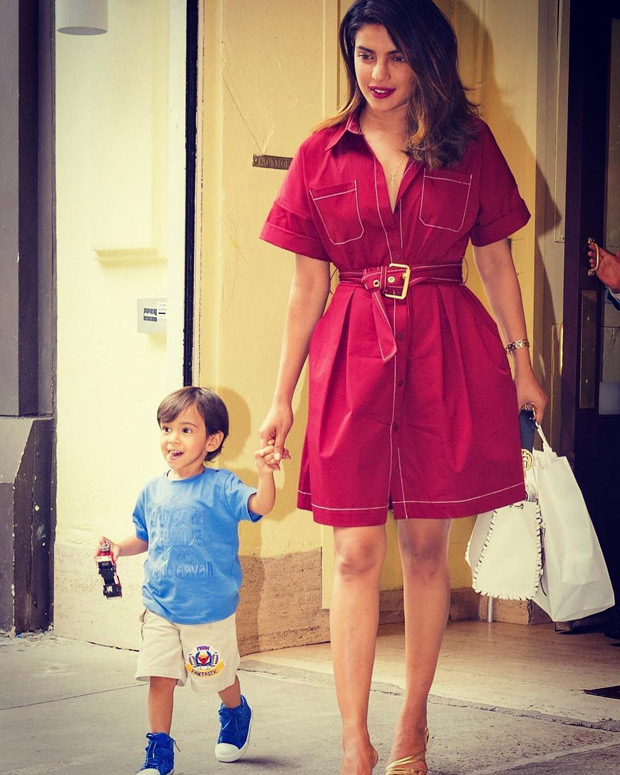 CUTE! Priyanka Chopra had this little Khan boy for company in New York