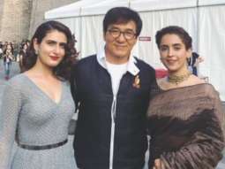 Dangal actresses Fatima Sana Shaikh and Sanya Malhotra can’t stop fangirling after meeting Jackie Chan