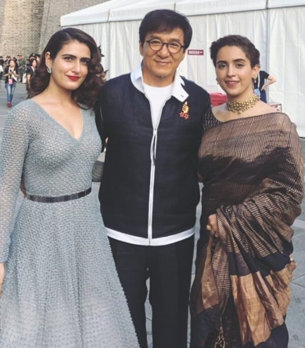 Dangal actresses Fatima Sana Shaikh and Sanya Malhotra can't stop fangirling after meeting Jackie Chan Dangal actresses Fatima Sana Shaikh and Sanya Malhotra can't stop fangirling after meeting Jackie Chan
