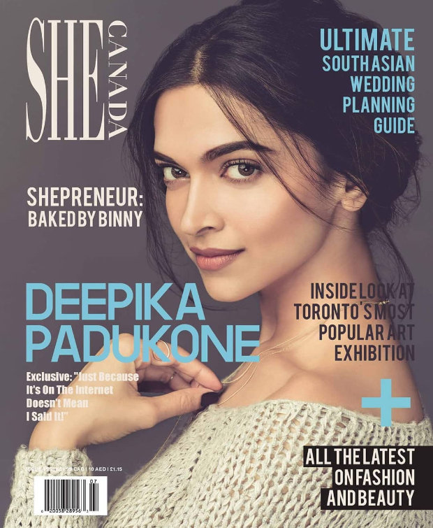 Deepika Padukone for SHE Canada
