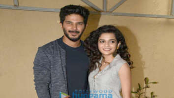 Dulquer Salmaan and Mithila Palkar have an interaction session with female journalists at Novotel, Juhu
