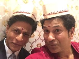 EPIC! Master Blaster Sachin Tendulkar and Badshah Shah Rukh Khan click the selfie of the century