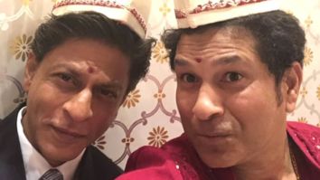 EPIC! Master Blaster Sachin Tendulkar and Badshah Shah Rukh Khan click the selfie of the century
