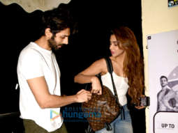 Ekta Kapoor and Kartik Aaryan snapped in Juhu