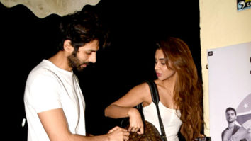 Ekta Kapoor and Kartik Aaryan snapped in Juhu