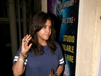 Ekta Kapoor and Kartik Aaryan snapped in Juhu