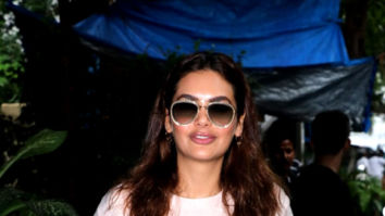 Esha Gupta spotted at The Fable Cafe in Juhu