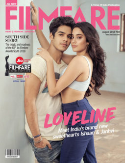 Ishaan Khatter and Janhvi Kapoor On The Cover Of Filmfare, August 2018