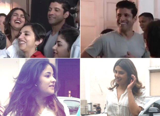 Here's a glimpse from prep session of Priyanka Chopra, Farhan Akhtar and Zaira Wasim starrer The Sky Is Pink