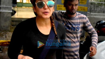 Huma Qureshi spotted at Kitchen Garden in Bandra