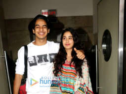 Ishaan Khatter and Janhvi Kapoor promote Dhadak at 92.7 Big FM radio station