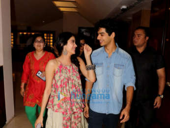 Ishaan Khatter and Janhvi Kapoor promote Dhadak at Sun N Sand hotel