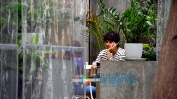 Ishaan Khatter snapped at the Kitchen Garden in Bandra