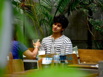 Ishaan Khatter snapped at the Kitchen Garden in Bandra