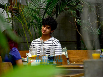 Ishaan Khatter snapped at the Kitchen Garden in Bandra