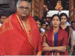 Janhvi Kapoor follows Sridevi’s tradition, visits Tirupati with Boney Kapoor before Dhadak release