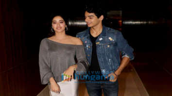 Janhvi Kapoor and Ishaan Khatter snapped during Dhadak promotions