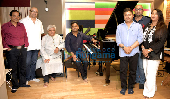javed akhtar meets a r rahman and ilaiyaraaja at iprs chennai meet 2