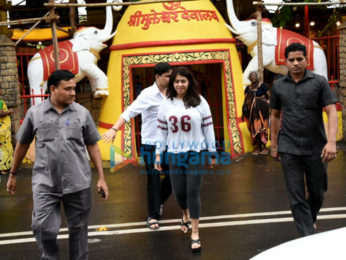 Jeetendra and Ekta Kapoor seek blessings at Shani Temple in Juhu