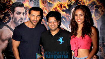John Abraham and Aisha Sharma kickstart promotions of Satyameva Jayate