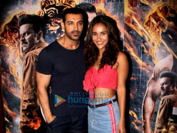 John Abraham and Aisha Sharma kickstart promotions of Satyameva Jayate