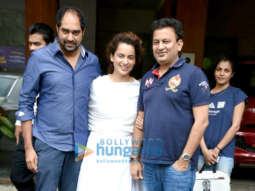 Kangana Ranaut spotted at Kamal Jain’s office in Juhu