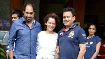 Kangana Ranaut spotted at Kamal Jain’s office in Juhu