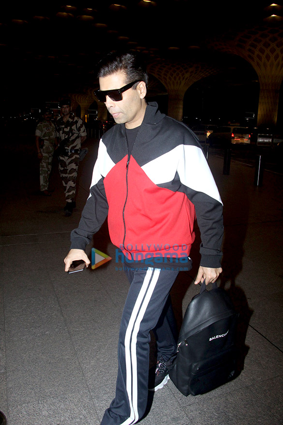 karan johar and evelyn sharma snapped at the airport 3