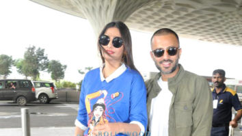 Sonam Kapoor Ahuja, Karan Johar, Evelyn Sharma and others snapped at the airport