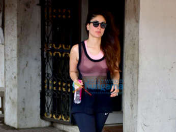 Kareena Kapoor Khan snapped at the gym