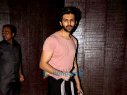 Kartik Aaryan snapped outside the gym in Juhu