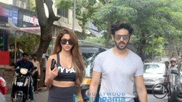 Kartik Aaryan spotted with girlfriend Dimple Sharma at Bandra