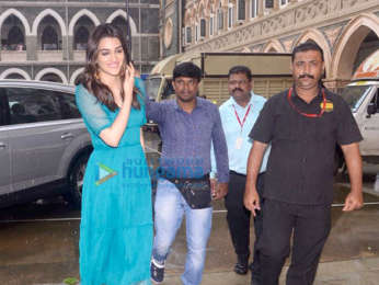 Kriti Sanon snapped arriving at St. Xavier's College for the education New Zealand panel discussion