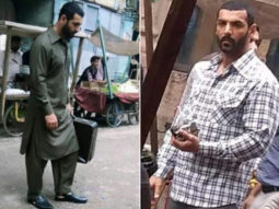 LEAKED! Here’s a glimpse of new avatar of JOHN ABRAHAM while shooting on the streets of Junagarh for Romeo Walter Akbar