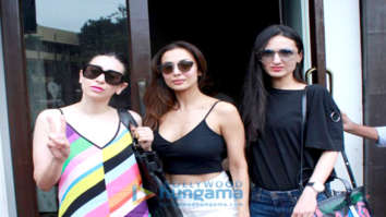 Malaika Arora, Karisma Kapoor and Anu Dewan spotted at Bastian in Bandra