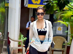 Malaika Arora spotted at the gym in Bandra