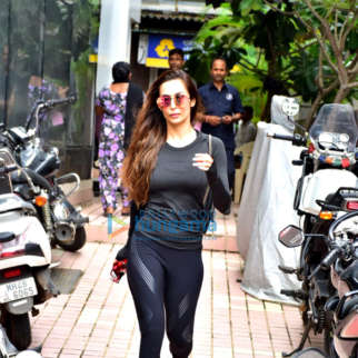 Malaika Arora spotted at the gym in Bandra
