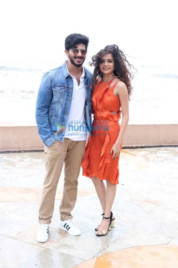 mitali palkar and dulquer salmaan snapped at karwaan promotions 2