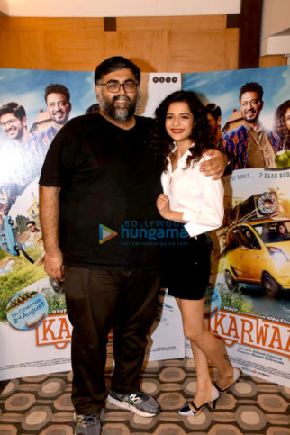 Mithila Palkar and Akarsh Khurana promote their film ‘Karwaan’