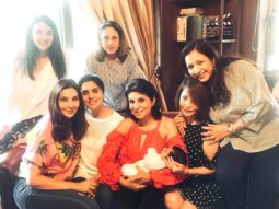 Neetu Kapoor meets Varun Dhawan’s little niece with a group of friends