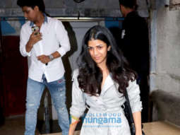 Nimrat Kaur spotted at Chandan cinema in Juhu
