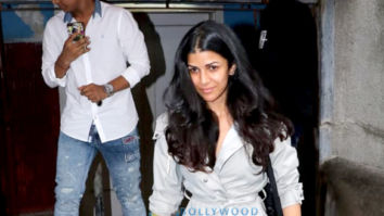 Nimrat Kaur spotted at Chandan cinema in Juhu