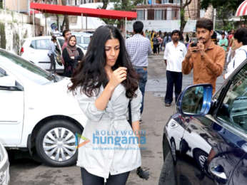 Nimrat Kaur spotted at Chandan cinema in Juhu